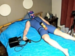 Rubber Pup jizzes with Venus