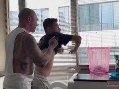 Damian Dragon Slip Rock hard Salami Deep Into Morenong Chinito Bootie