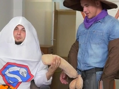 Halloween party at the office goes gay