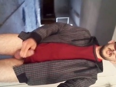 Shameless guy in the woods enjoys golden showers and hot cum in crystal clear 60fps