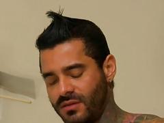 Young gay slut is absolutely destroyed by this hunk's weiner