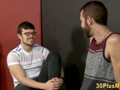 Buff man gets culo plumbed