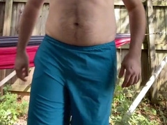 Rex Mathews Risky in Public Masturbate and Jizz outside Neighbors Windows on Active Street