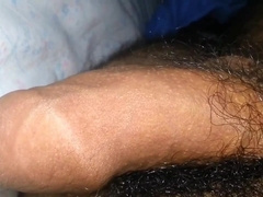 Process erection of my cock in the bed (22 year old) 6