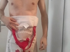 French dirty talk, huge uncut cock, loud moan