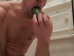 Intense anal play as he stretches his tight hole with a massive dildo and enjoys a deep ass pounding!
