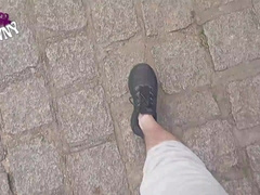 POINT OF VIEW you are my puppy and I am taking you for a walk