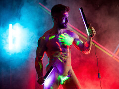 Colorful anal romance for Theo Brady and Olivier Robert