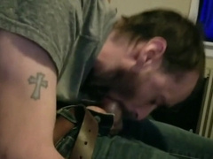 Super Bowl Sucking Twink Boyfriend's Cock 10