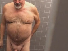 Goated father displays lil knob in locker bedroom