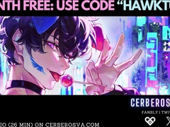 Player deepthroating his coach after experience // Sloppy Converse Audio and Deep Facehole ASMR