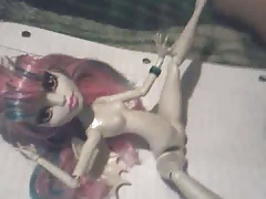 Cumshot to Monster High doll.