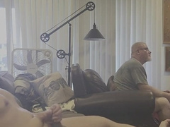 Tugging in front of stepparent