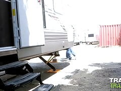 TRAILERTRASHBOYS Hunky Trenton Ducati Raw Fucks Taylor Reign