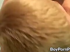 Blond twinks enjoy blowjob session