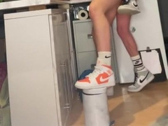 Ultra-Cute fellow plowed stiff in sneakers by beau