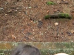 Wolv being a private CumDump in the forest