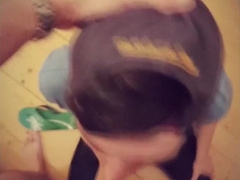 Deepthroating nosey str8 French and taking his cumload - Max #1