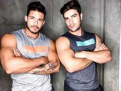 Hung Latinos Daniel Montoya and his partner Alejo Ospina