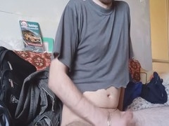 Nice load, beautiful man, big dick solo