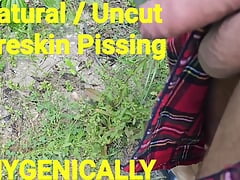 WS Natural Uncut Foreskin Pissing Cleanlinesss