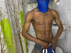 Lovemaking black stunner displaying