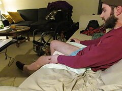 leg spasms out of wheelchair