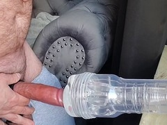 Mature daddy's huge cock edges to a creamy cumshot