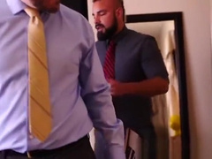 Chubby and hairy bear Luis Vega fucked by hunky John Thomas