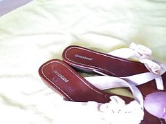 Cumming on the Flip Flops of maxi22222's wife