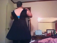 Crossdresser Stripping To Jerk