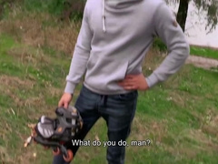 Gorgeous Lad Can't Afford To Fix His Van Agrees To Have His Arse Fucked For Some Cash - BigStr