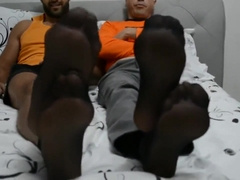 Foot masters with sheer socks