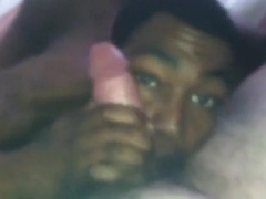 Black Bitch Swallows White Thug Cum 3