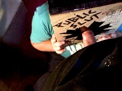 Gloryhole fag services a thick cock