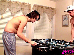 emo twink blowing straight enemies wood as a reward