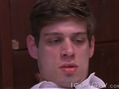 Two young priests Michael Del Ray and Justin Dean have a sacred sex together