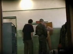 REAL Russian army cadets '������' showers
