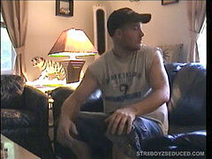 sucking gorgeous Straight stud CJ