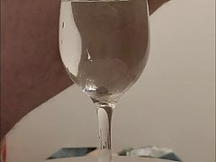 Cum in glass of water 4-14-21