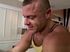 Sensual massage turns into a rimjob