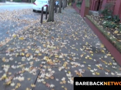 Logan Carter swallows Riley Ross's huge cock and devours his new friend's thick meat