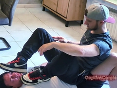 Slobber and spank dehumanization for my marionette