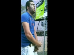 Public jacking off in home depot garden center
