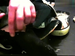 young students 18+ Shoes and socks get destroyed