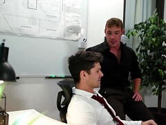 Giving him a massage after work and something extra