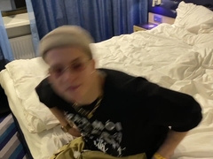 Russian bitch pickup at a soiree, porked a twunk in a motel -93