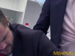 Beautiful Kayden Gray hard ass drilling man in suit after BJ