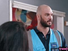 Анальный секс, Жопа, Большой член, Минет, Глубокая глотка, Член, Жесткий секс, Трансы