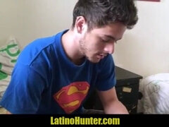 Latino superman takes massive bareback cock like a pro - LatinoHunter.com